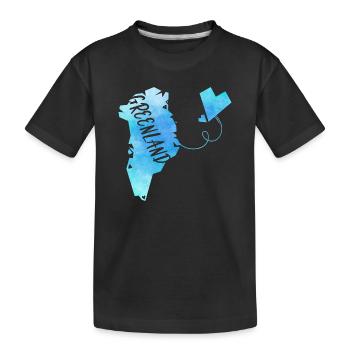 Groenland - T-shirt bio Premium Enfant - noir - Devant