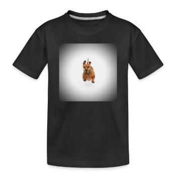 Teckel brun - T-shirt bio Premium Enfant - noir - Devant
