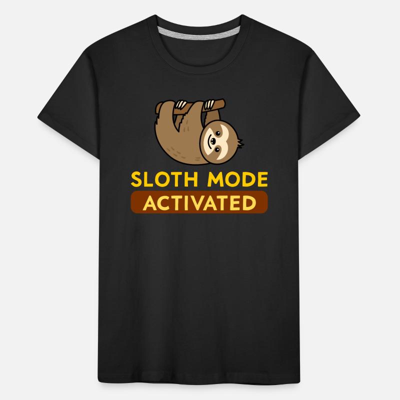 Sloth Mode Activated T-shirt bio Premium Enfant