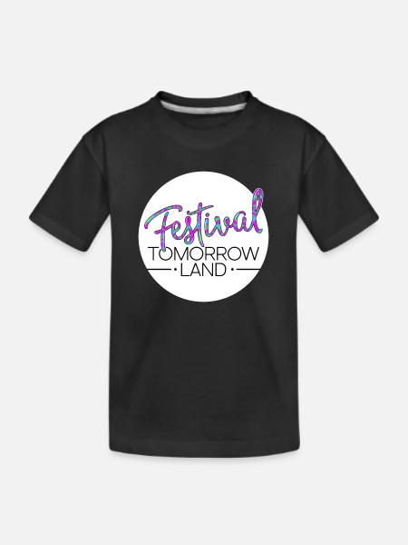 Tomorrowland Festival - Kinder Premium Bio T-Shirt - Schwarz