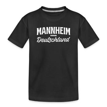 Mannheim - Allemagne - T-shirt bio Premium Enfant - noir - Devant