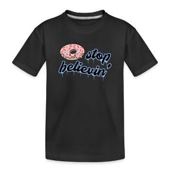 Sweets Delicious Donut Dessert Statement - T-shirt bio Premium Enfant - noir - Devant