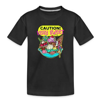 Chocolate Sweets Dessert Candy Statement - T-shirt bio Premium Enfant - noir - Devant