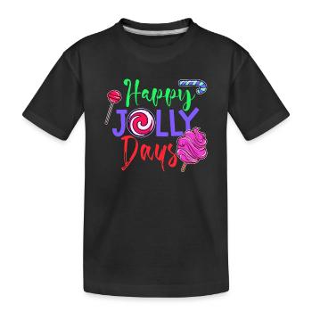 Délicieux dessert Candy Statement Bonbons - T-shirt bio Premium Enfant - noir - Devant