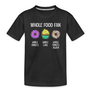 Donut Statement Candy Cake Cupcake - T-shirt bio Premium Enfant - noir - Devant