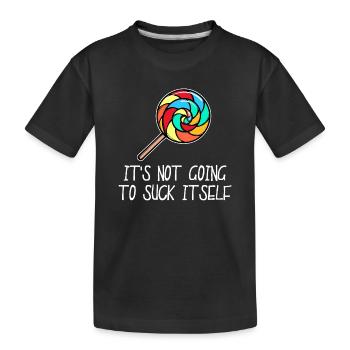 Sweet tooth Sweets Statement Candy Delicious - T-shirt bio Premium Enfant - noir - Devant