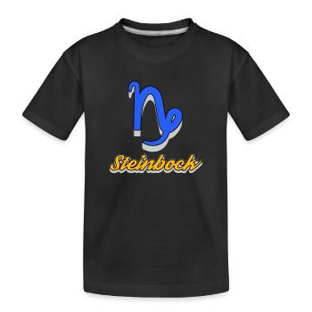 Superstition Ésotérique Capricorne Horoscope Constellation - T-shirt bio Premium Enfant - noir - Devant
