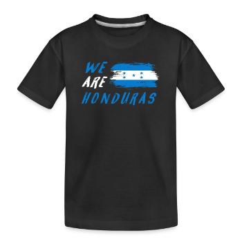 We are Honduras - Kids' Premium Organic T-Shirt - black - Front
