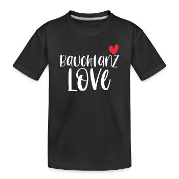 Bauchtanz tanzen Bauchtänzerin Tänzerin Geschenk - Kinder Premium Bio T-Shirt - Schwarz - Vorne