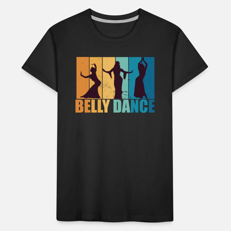 Belly Dance Belly Dancer Vintage Dancer Gift Kids' Premium Organic T-Shirt