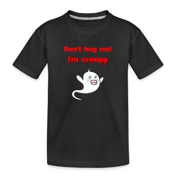 lustige Tees, Sprüche, Geister, verschenken - Kinder Premium Bio T-Shirt - Schwarz - Vorne