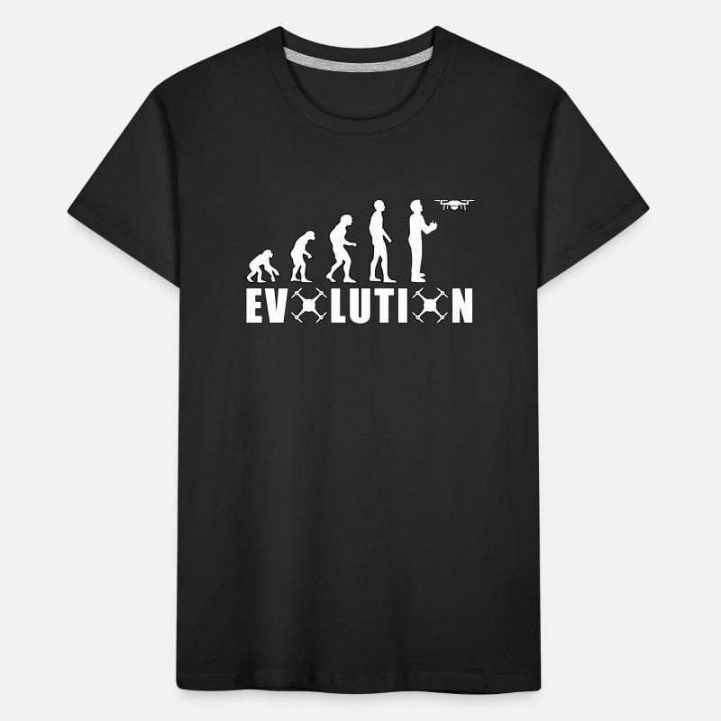 EVOLUTION DRONE Gift Ground Pilot Flying Kids' Premium Organic T-Shirt