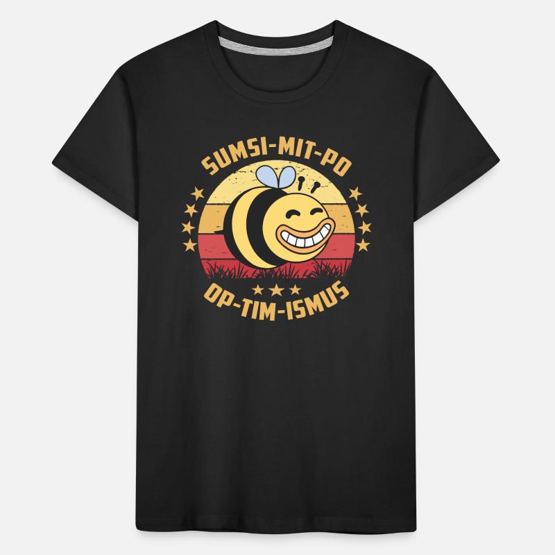 Optimismus oder Sumsi mit Po Kinder Premium Bio T-Shirt