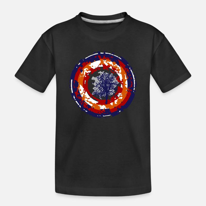 crazy bullseye - Kinder Premium Bio T-Shirt - Schwarz