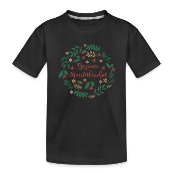 Gezuar Krishtlindjet Merry Christmas Merry Christmas - Kids' Premium Organic T-Shirt - black - Front