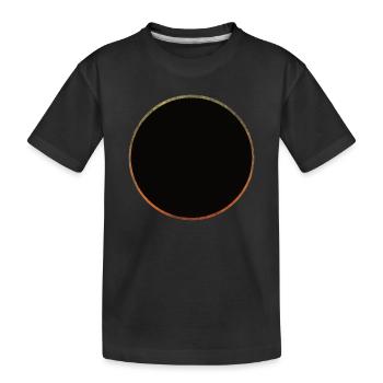 Éclipse solaire - T-shirt bio Premium Enfant - noir - Devant
