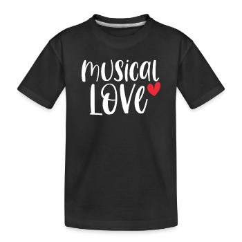 Musical Love Theater Drama Broadway Gift - T-shirt bio Premium Enfant - noir - Devant