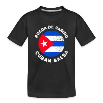 Rueda de Casino - Cuban Salsa - Kinder Premium Bio T-Shirt - Schwarz - Vorne