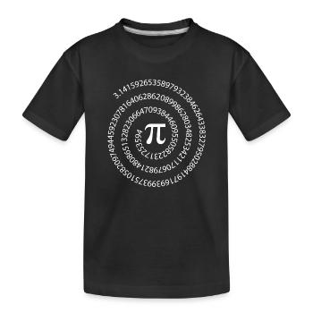 Mathematik, Mathematik, Gleichung, Unendlichkeit - Kinder Premium Bio T-Shirt - Schwarz - Vorne