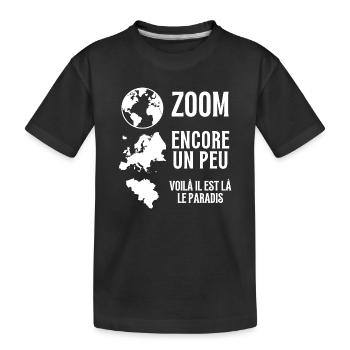 Belgique, je suis Belge, fierté Belge - T-shirt bio Premium Enfant - noir - Devant
