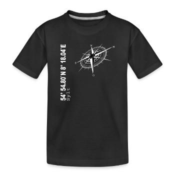 Sylt - Kinder Premium Bio T-Shirt - Schwarz - Vorne