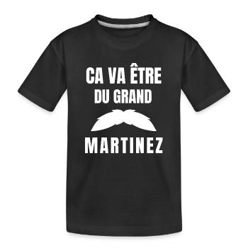 réforme des retraites, Mendez, Martinez - T-shirt bio Premium Enfant - noir - Devant