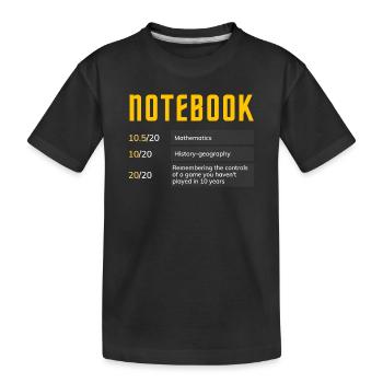 Se souvenir des jeux vidéo - T-shirt bio Premium Enfant - noir - Devant