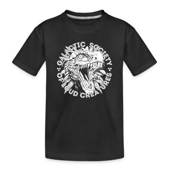 Galaktische Gesellschaft der lauten Kreaturen - weiß - Kinder Premium Bio T-Shirt - Schwarz - Vorne