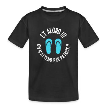 camping, fan de camping, film culte - T-shirt bio Premium Enfant - noir - Devant