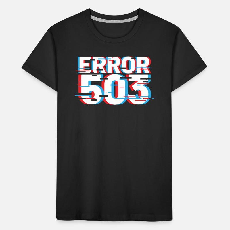Error 503 Glitch Kids' Premium Organic T-Shirt