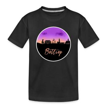Bottrop Fine Skyline - T-shirt bio Premium Enfant - noir - Devant