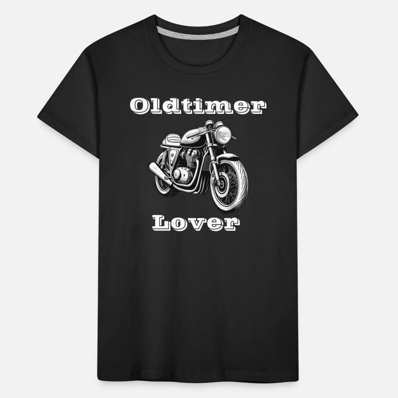 Oldtimer Lover weiß Kinder Premium Bio T-Shirt