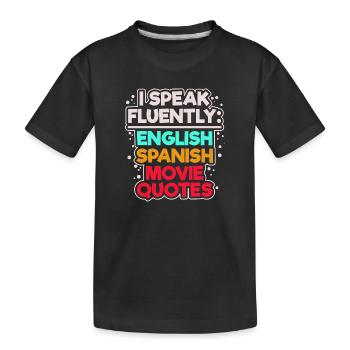 Déclaration Films Streaming Film Regarder Cineaste - T-shirt bio Premium Enfant - noir - Devant