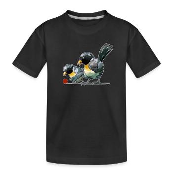 Boules de boules de boules pour pétanque - T-shirt bio Premium Enfant - noir - Devant