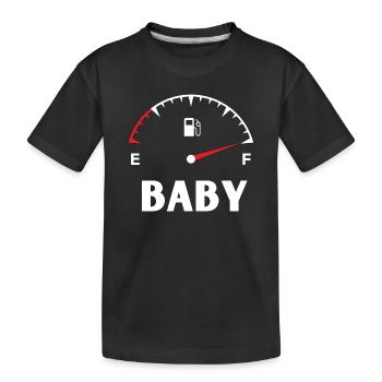 Mommy daddy baby match t shirt - T-shirt bio Premium Enfant - noir - Devant