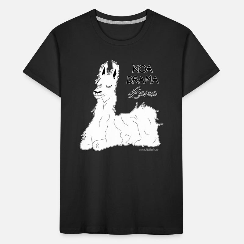 KOA DRAMA Lama - pas de drame Lama, dialecte T-shirt bio Premium Enfant