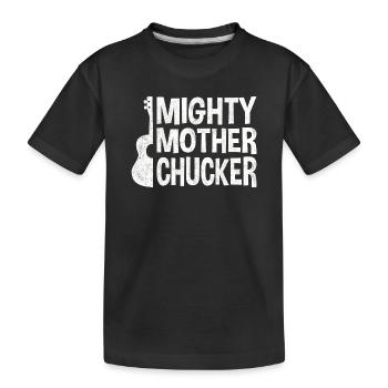 Puissante mère Chucker - T-shirt bio Premium Enfant - noir - Devant