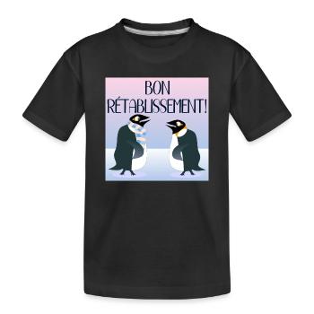 Bon rétablissement ENFANTS - T-shirt bio Premium Enfant - noir - Devant