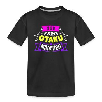 Heart Anime Girl Statement Otaku Manga Japan - T-shirt bio Premium Enfant - noir - Devant