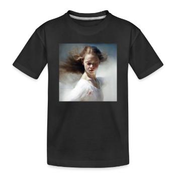 Peinture Femme 01 - T-shirt bio Premium Enfant - noir - Devant