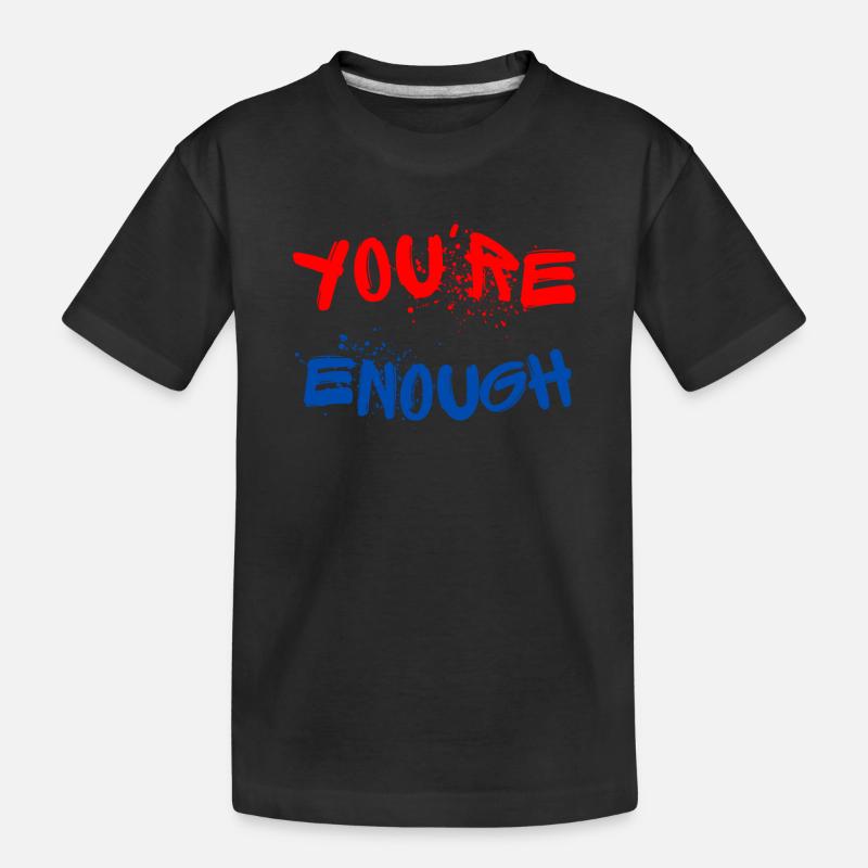 Des graffitis expressifs avec des éclaboussures de peinture - T-shirt bio Premium Enfant - noir