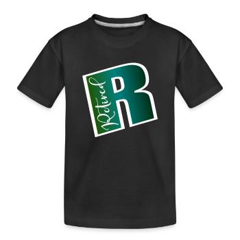 ADIEU EMPLOI - RETRAITE RETRAITE - T-shirt bio Premium Enfant - noir - Devant