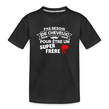 Humour Capes et Fraternité - T-shirt bio Premium Enfant - noir - Devant