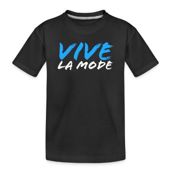 vive la mode - T-shirt bio Premium Enfant - noir - Devant