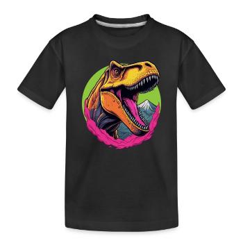 Tyrannosaure Rex - T-shirt bio Premium Enfant - noir - Devant