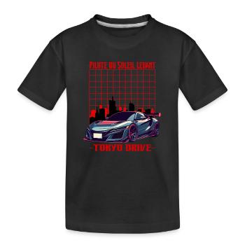 Tokyo Drive Soleil Levant - T-shirt bio Premium Enfant - noir - Devant