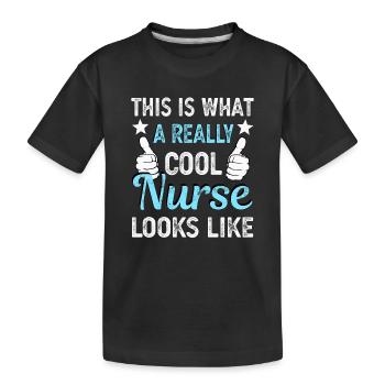 Infirmier - T-shirt bio Premium Enfant - noir - Devant