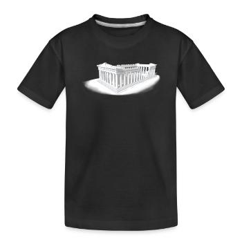 PARTHENON ATHENS - Kids' Premium Organic T-Shirt - black - Front