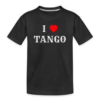 J’adore le tango - T-shirt bio Premium Enfant - noir - Devant