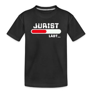 Déclaration de l’avocat de carrière Profession Succès du travailleur - T-shirt bio Premium Enfant - noir - Devant